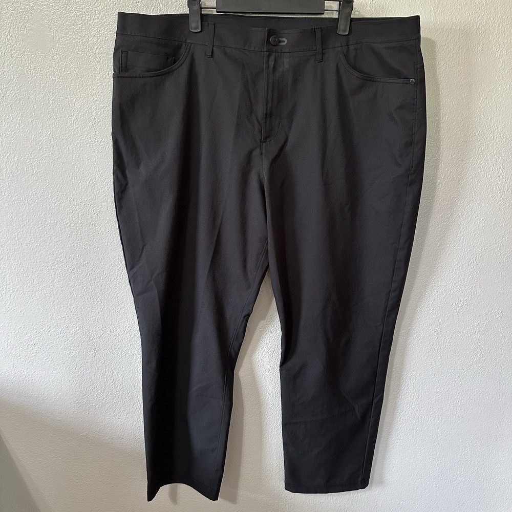 Public Rec Dealmaker Pants Mens 42x28 Black Performance 5 Pocket Golf Chino
